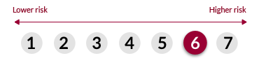 Risk/return profile: 6
