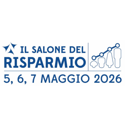 Logo dell'evento «Il Salone del Risparmio», in programma il 5, 6 e 7 maggio 2026, raffigurante una curva di crescita con figure 